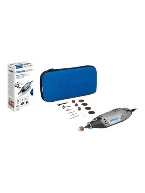 Dremel 3000-15, 50 mm, 45 mm, 190 mm, 550 g, Kaiverrus, Puhdistus, Leikkuu, Engraving, Jauhaminen, Kiillotus, Hionta, Sharpening, 88,1 dB