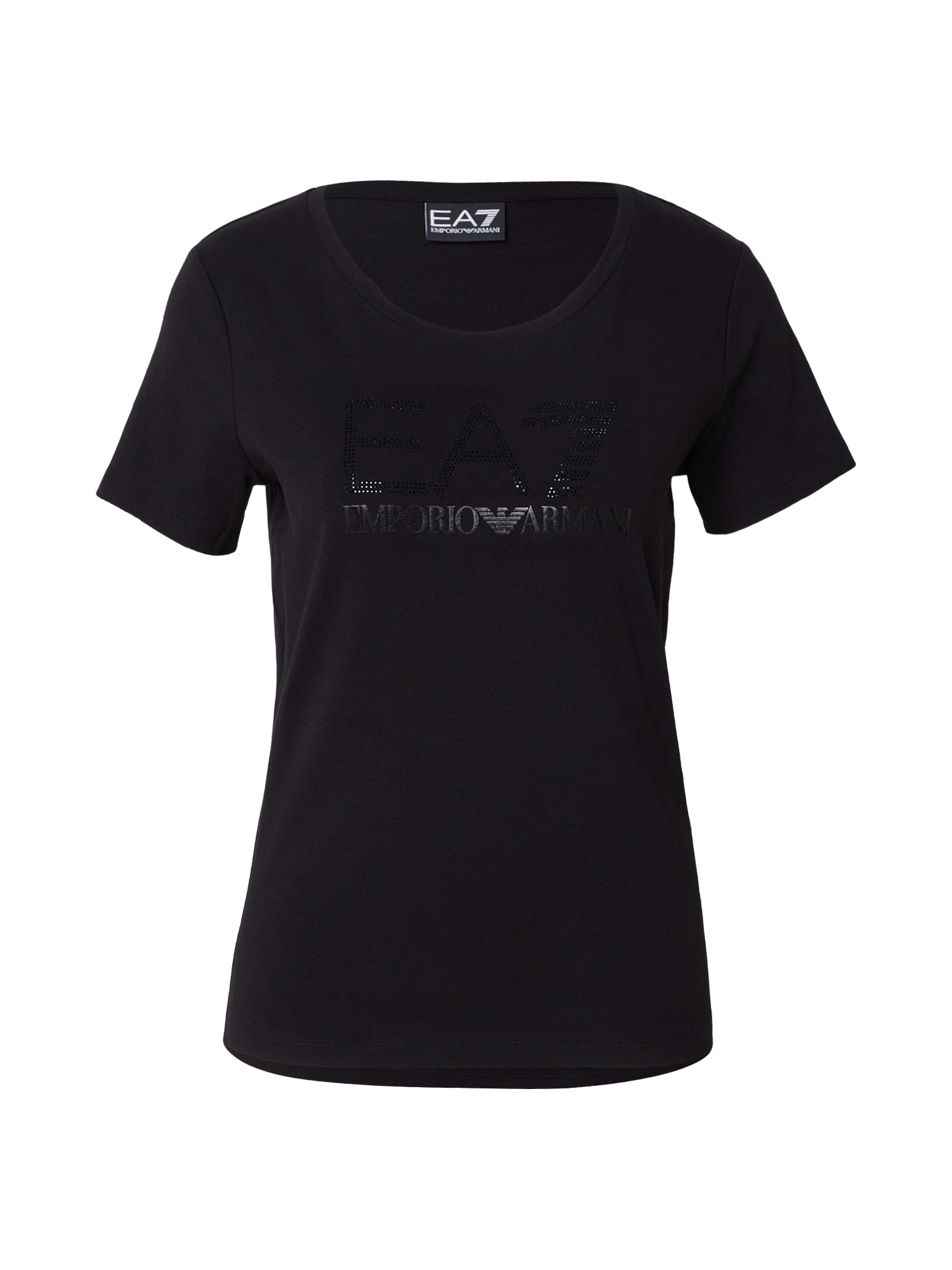 EA7 Emporio Armani Paita hopeanharmaa / musta