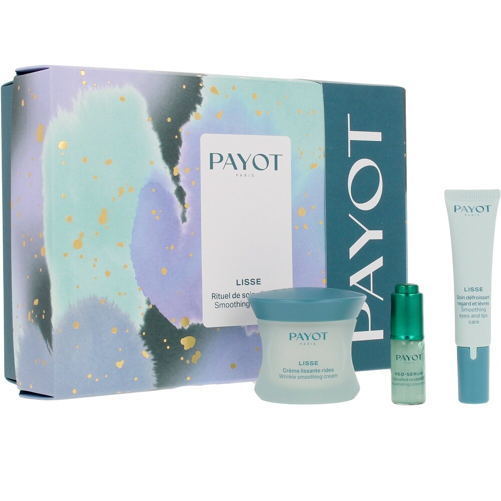 Setti Payot: Lisse, Silottava Voide, Silmille, 15 ml + Lisse, Silottava Voide, Kasvoille, 50 ml + Neo, Silottava Seerumi, Kasvoille, 5 ml