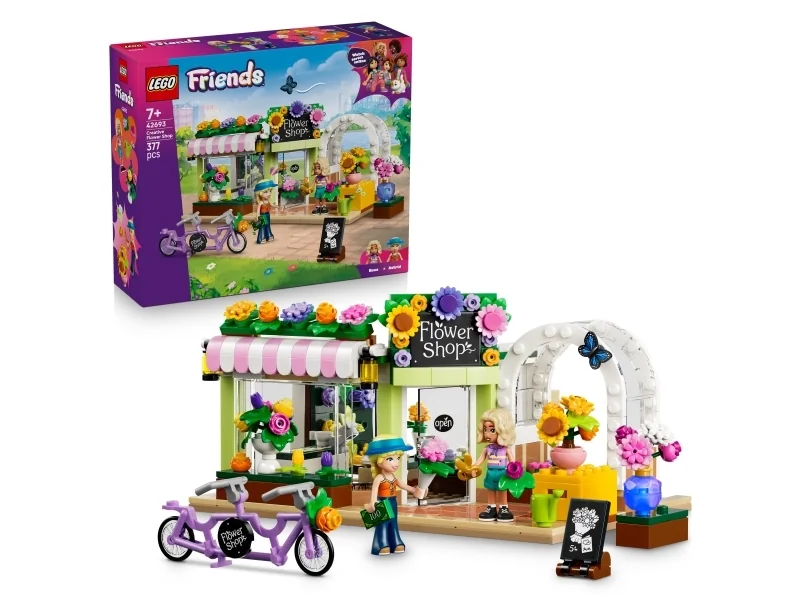 LEGO Friends 42693 Luovuuden kukkakauppa