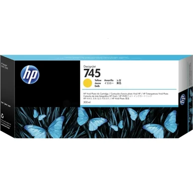 Hp Muste Keltainen No.745 300ml - Z2600/z5600
