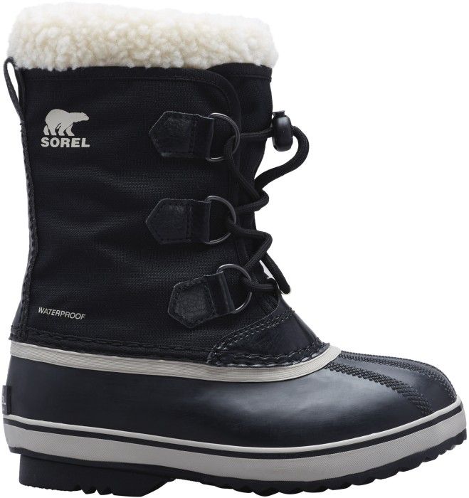 Sorel Yoot Pac Nylon DTV lasten talvikengät, musta