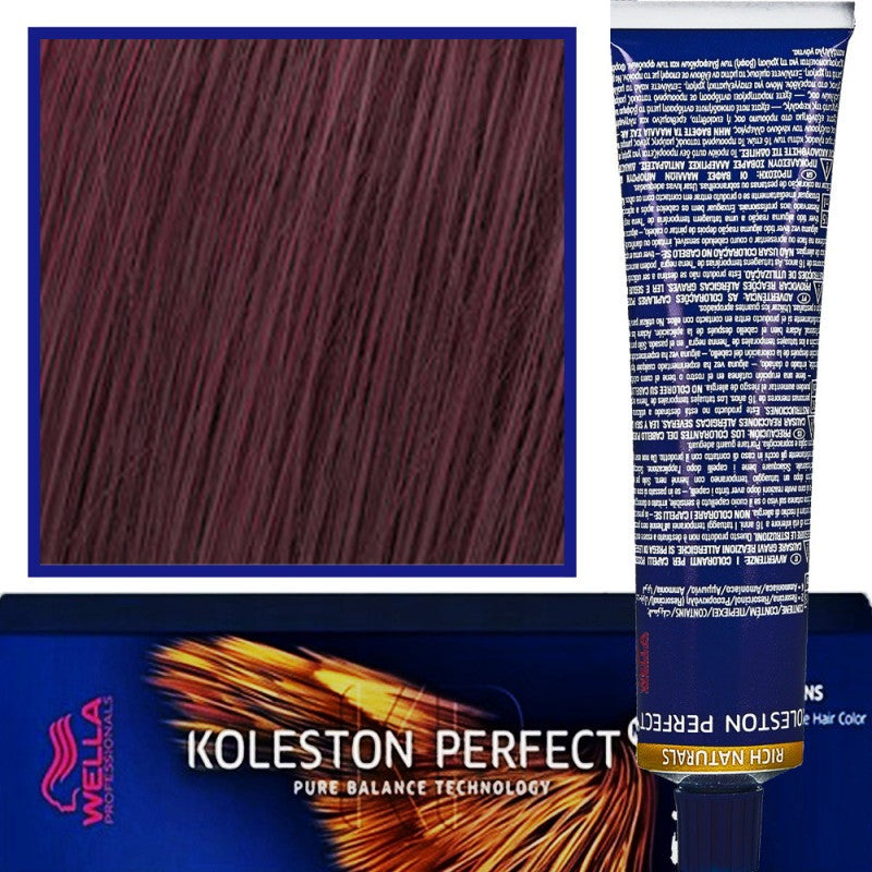 Wella Koleston Perfect Me Hiusväri 60ml 44/65 Intensiivinen Keskiruskea Violetti Mahonki