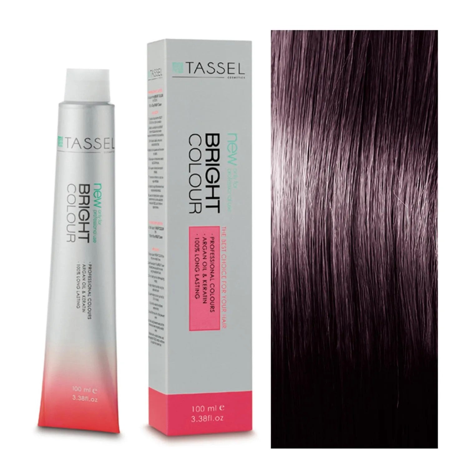 Eurostil Bright Color Tint N4,20 Chestnut Purple 1un