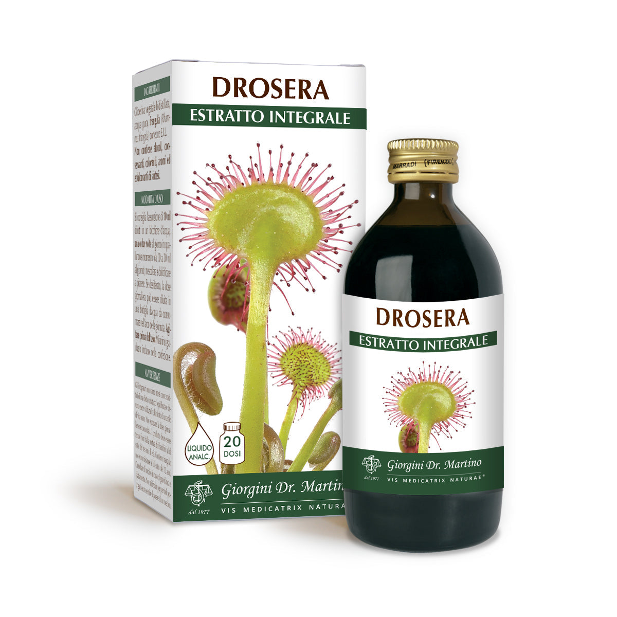 Dr Giorgini Drosera Täysiuute Alkoholiton Neste 200ml