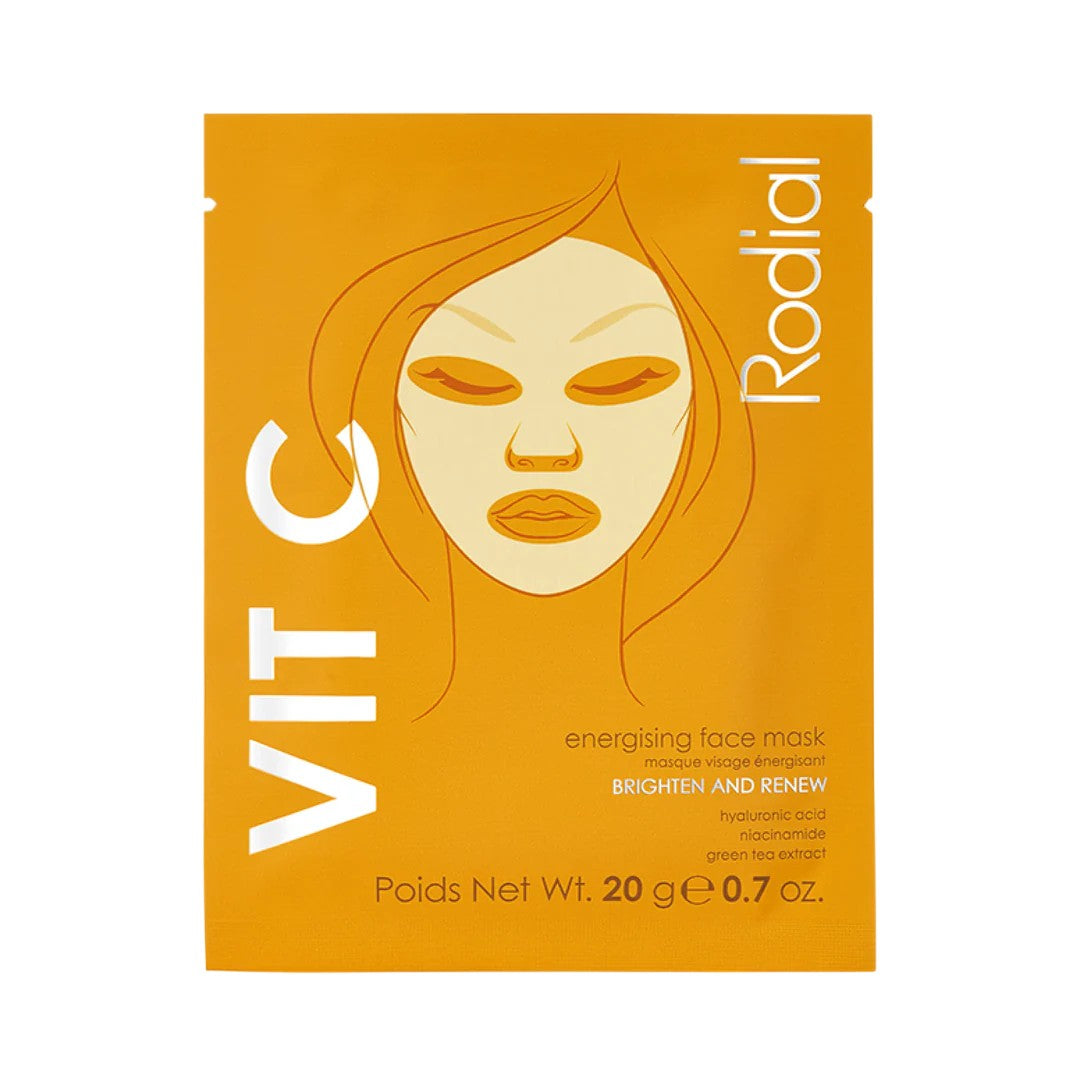 Rodial, C-vitamiini, energisoiva kangasnaamio kasvoille, 20g