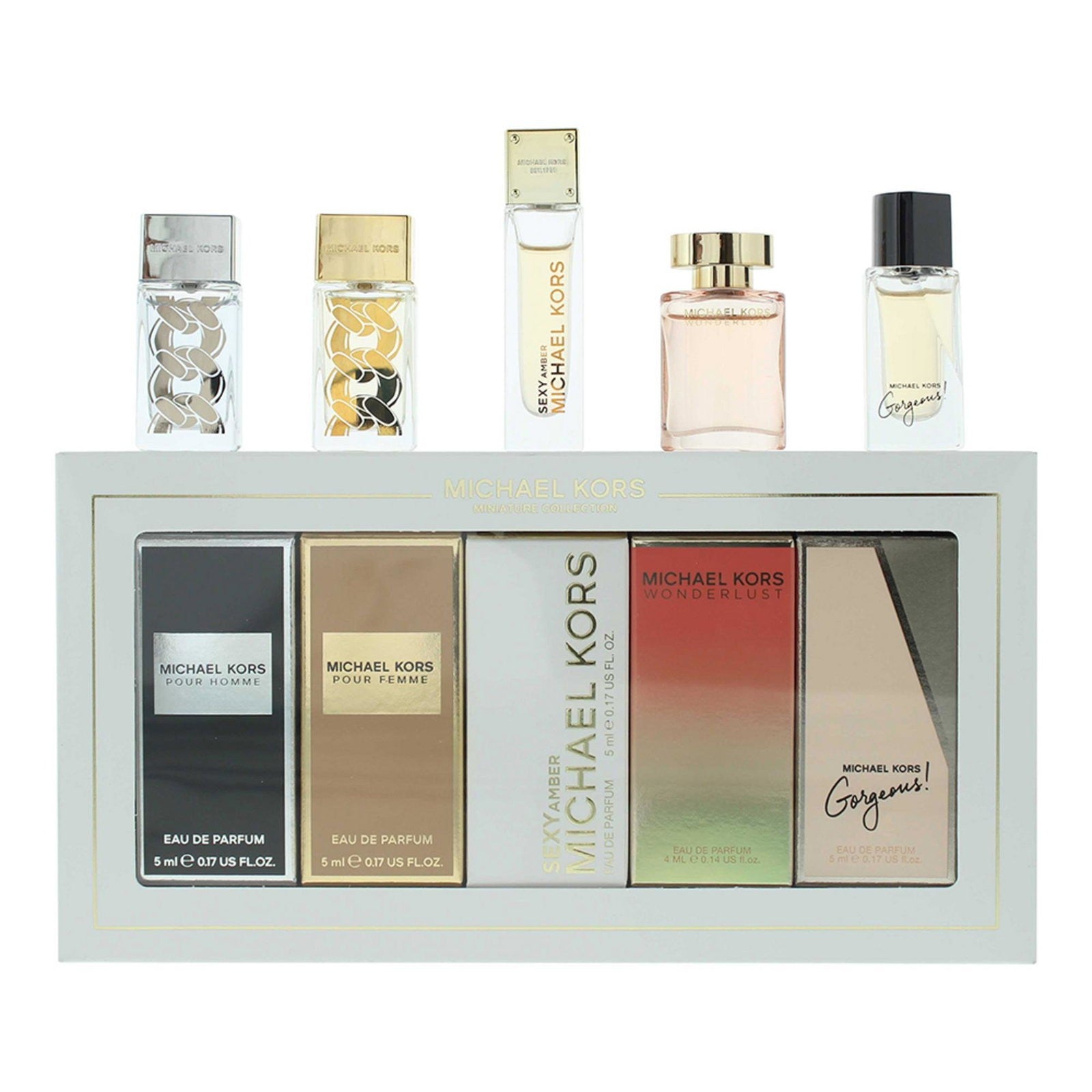 Michael kors Miniature Eau De Parfum -lahjasetti naisille 5 kappaletta 5 ml *Miniatyyri