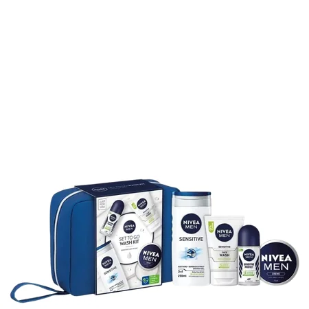 Nivea Men Set To Go Wash Kit Lahjasetti – 5 kpl