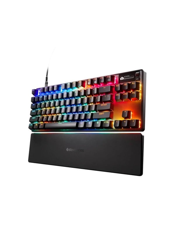 SteelSeries Apex Pro TKL Gen 3 -mekaaninen pelinäppäimistö, OmniPoint 3.0, musta