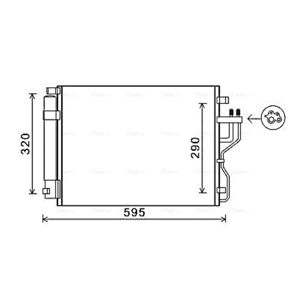 Lauhdutin, ilmastointilaite AVA COOLING SYSTEMS KAA5151D