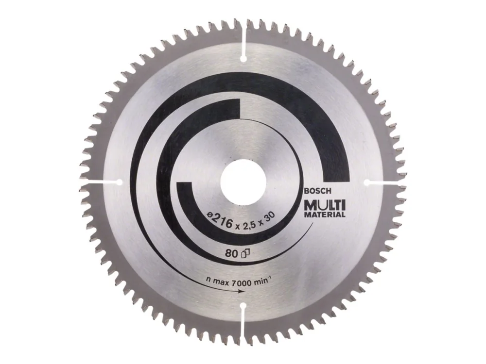 Bosch RUNDSAVKLINGE Ø216X30MM 80T -5GR ALU Ø216X30MM 80T -5GR ALU