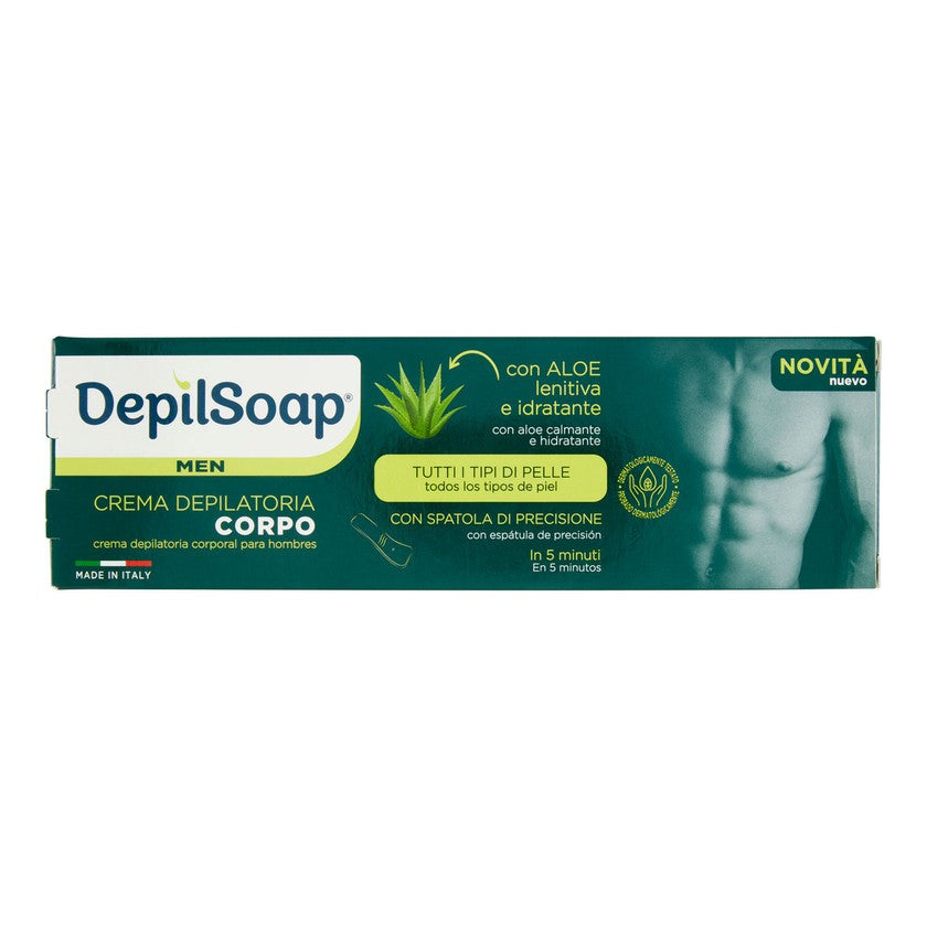 Depilsoap Crema Depilatoria Corpo Tutti i Tipi di Pelle 150 ml + Spatola — Crema depilatoria