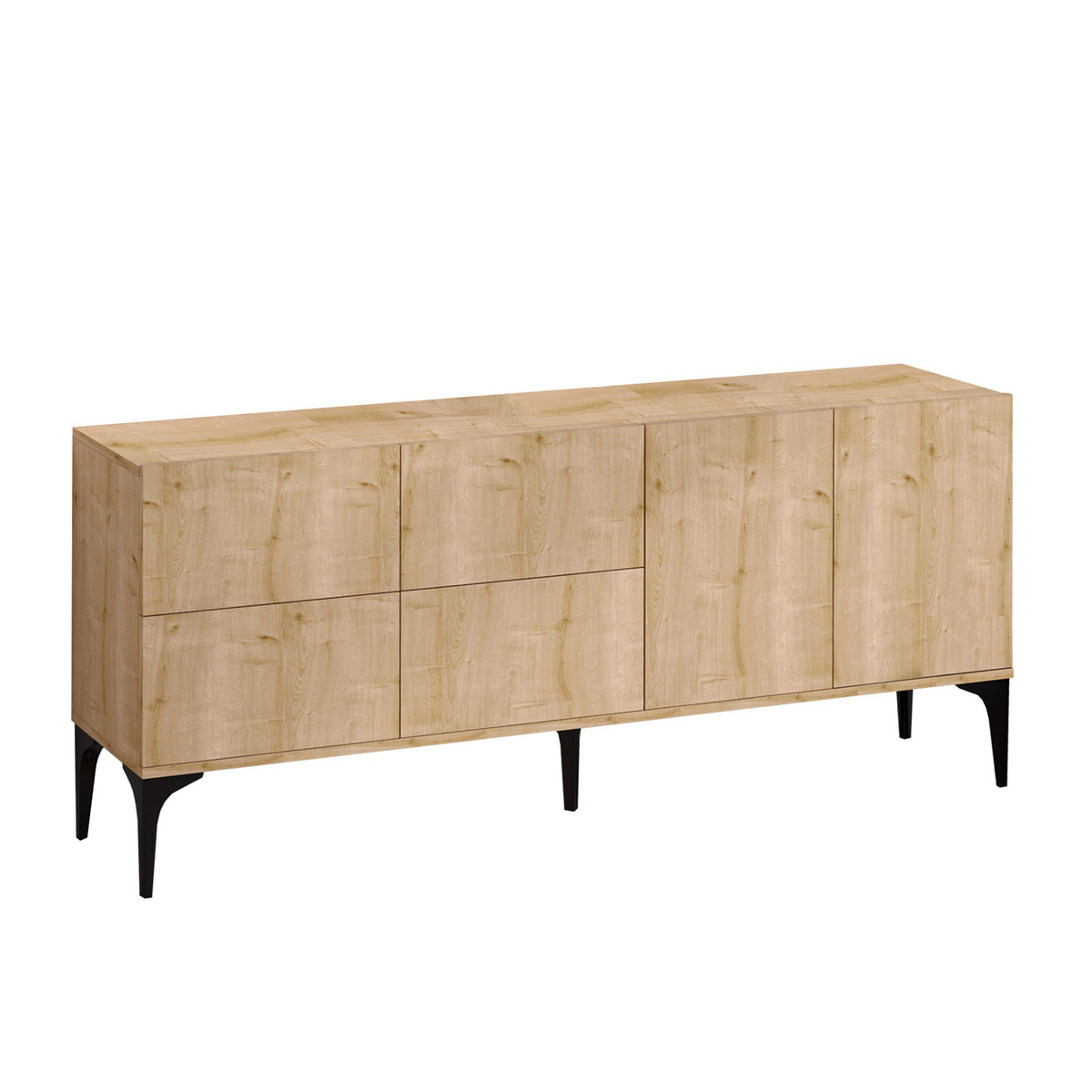 Norda Design Moderni konsolipöytä, safiiritammi, 180 x 80 x 40 cm | 100 % melamiinipinnoitettu, seinäkiinnitteinen, tyylikäs muotoilu