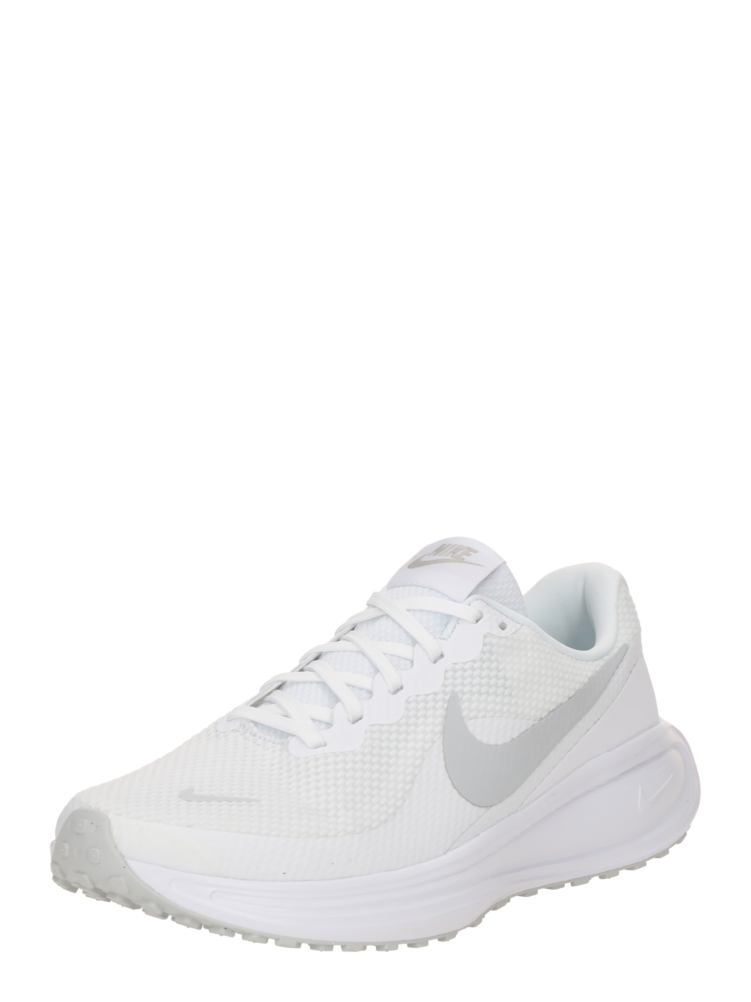 NIKE Juoksukengät 'Revolution 8' vaaleanharmaa / valkoinen