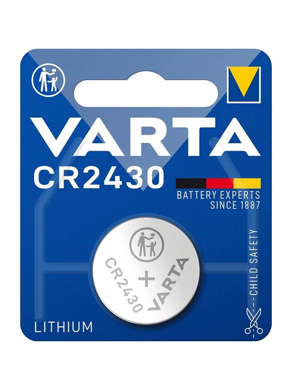 Varta Varta CR2430 litiumnappiparisto - 1 kpl 6430101401 Vastaa: N/A