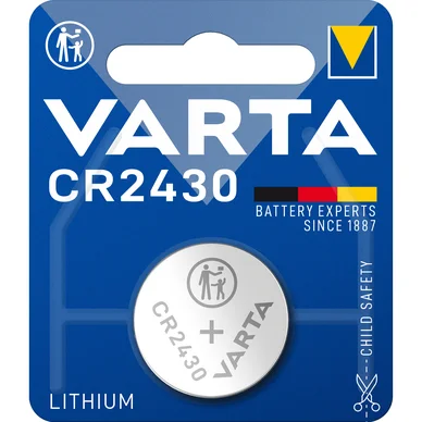 Varta Varta CR2430 litiumnappiparisto - 1 kpl 6430101401 Vastaa: N/A