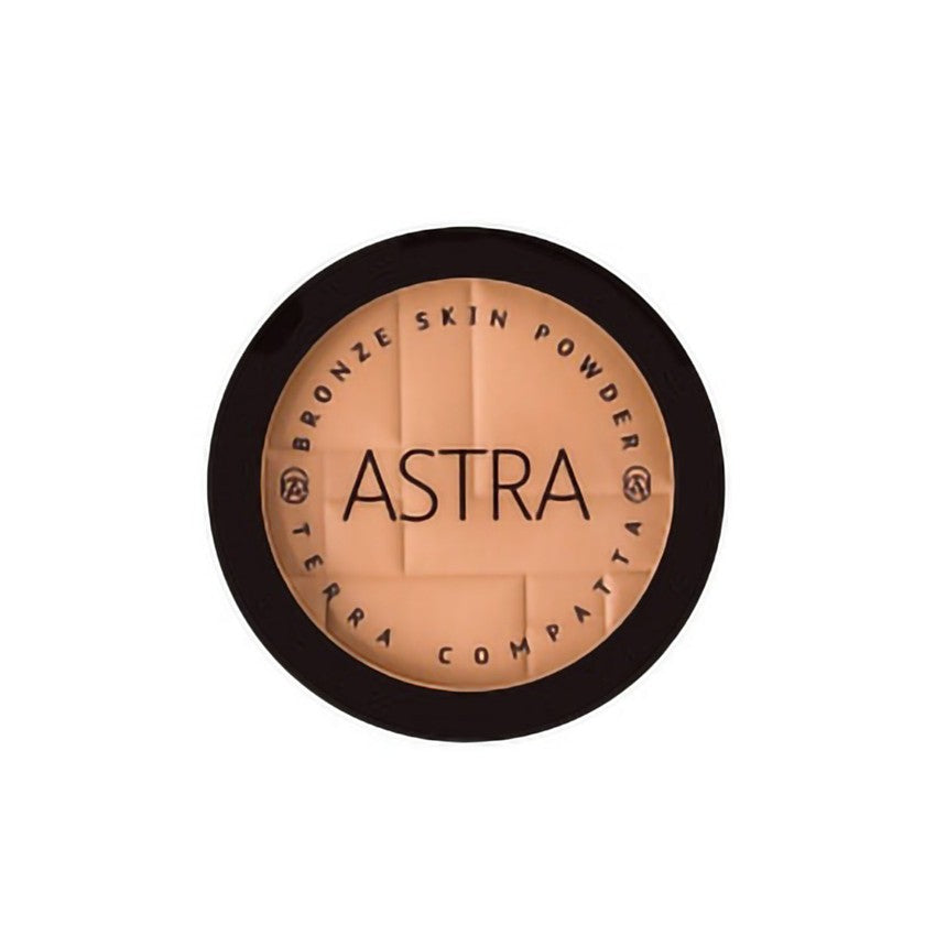 Astra Bronze Skin Powder - Terra Kompakti aurinkopuuteri 14 Hasselpähkinä