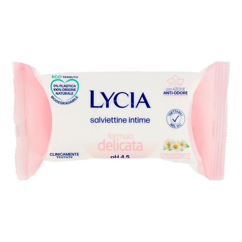 Lycia Rauhoittavat intiimipyyhkeet suojaava 12 kpl
