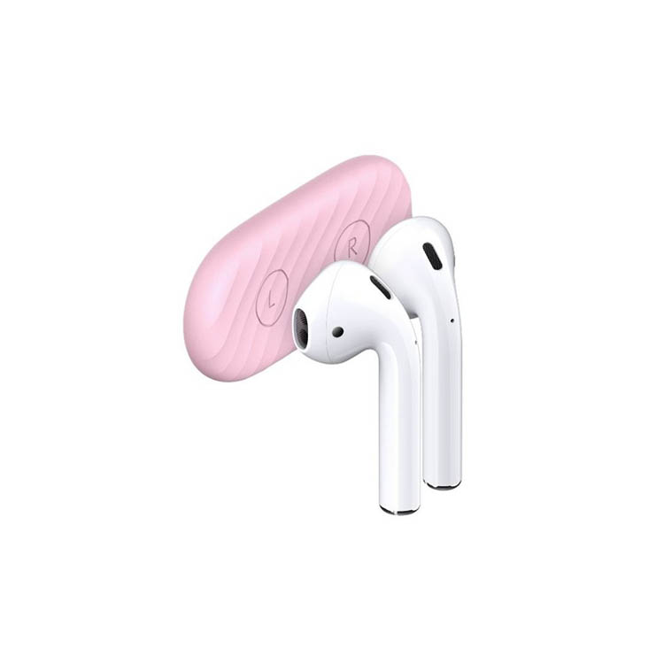 Magneettinen pidike Apple AirPods -laitteille, Vaaleanpunainen