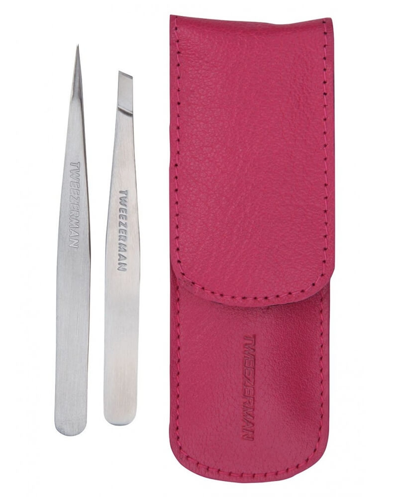 Tweezerman Petite Tweeze Set Pink Case