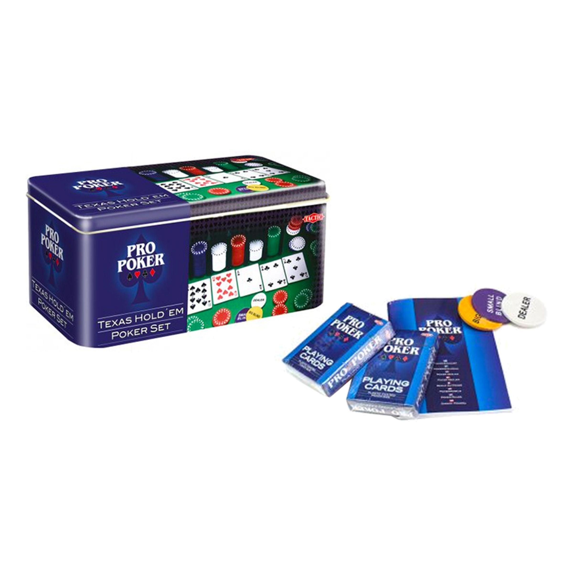 Tactic Pro Poker - Texas Hold'em Pro Poker Set