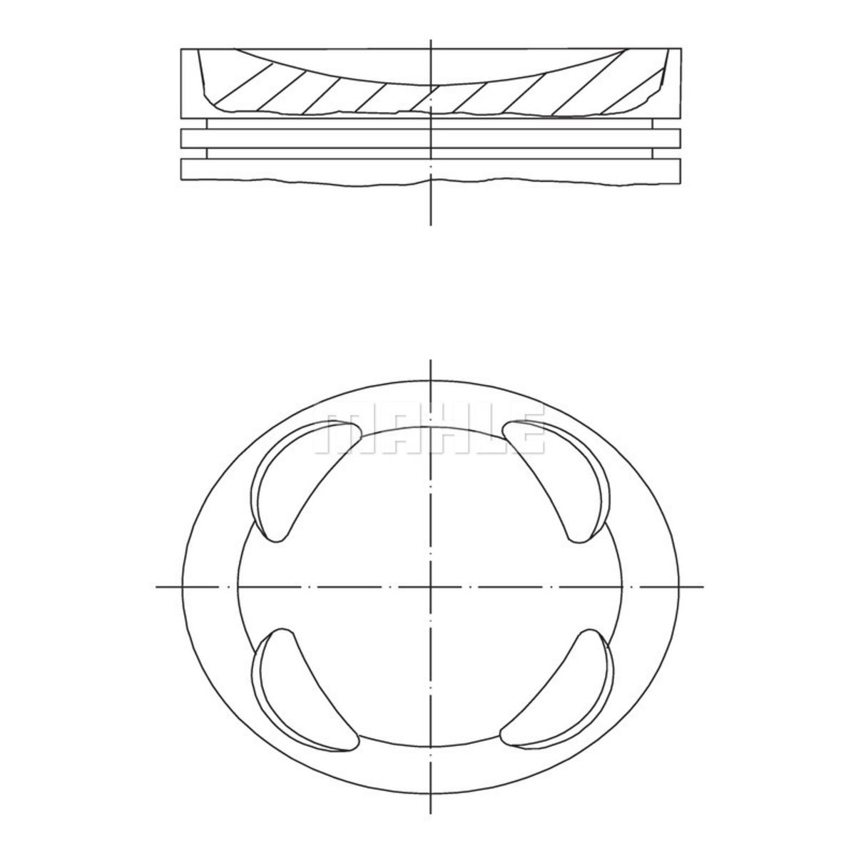 Männät MAHLE 081 PI 00104 001