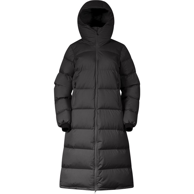 Bergans Urban Down Long Coat Women Black - L