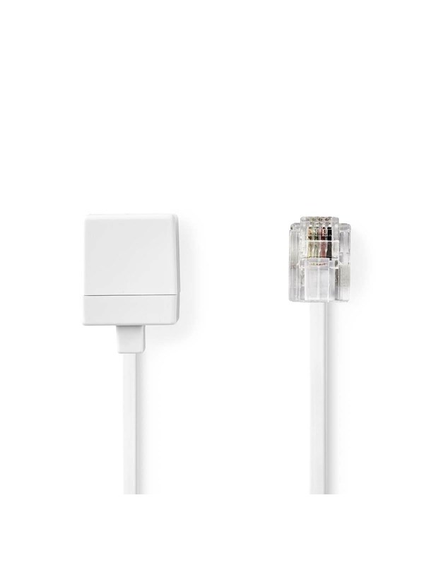 Nedis TCGL90205WT100 telephone cable - Valkoinen