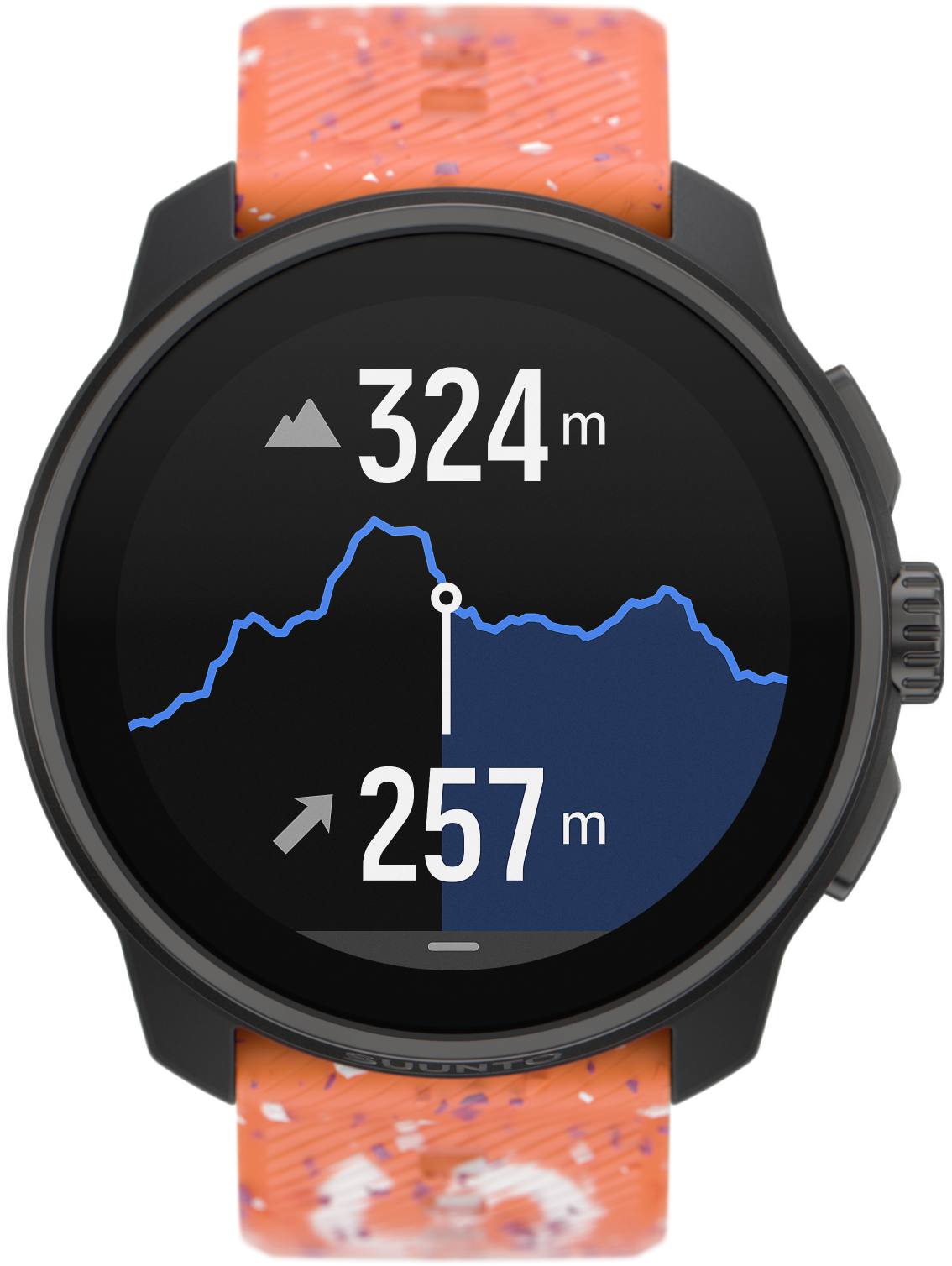 Suunto Race S - glass fibre reinforced polyamide - sport watch with strap - 32 GB - power orange