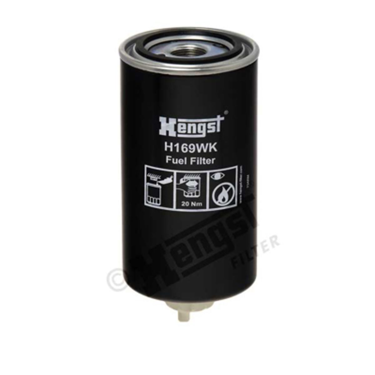 Polttoainesuodatin HENGST FILTER H169WK