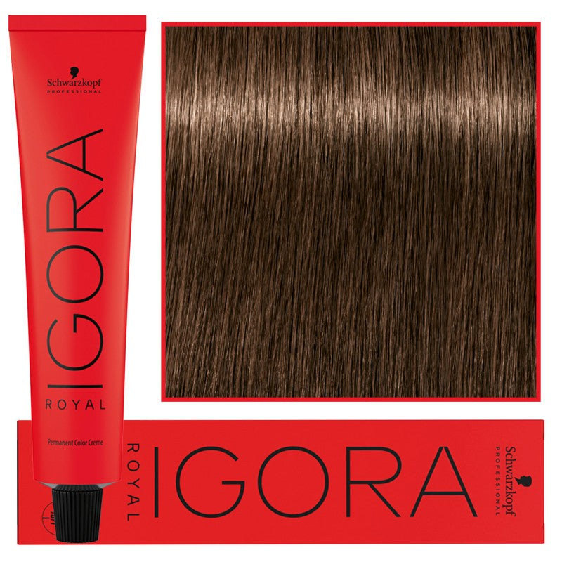 Schwarzkopf Professional Igora Royal Pysyvä hiusväri 60 ml 5-65 | Vaalea suklaanruskea kultainen