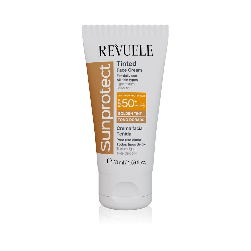 Revuele Sunprotect sävytetty suojavoide SPF 50+ kultainen väri 50 ml