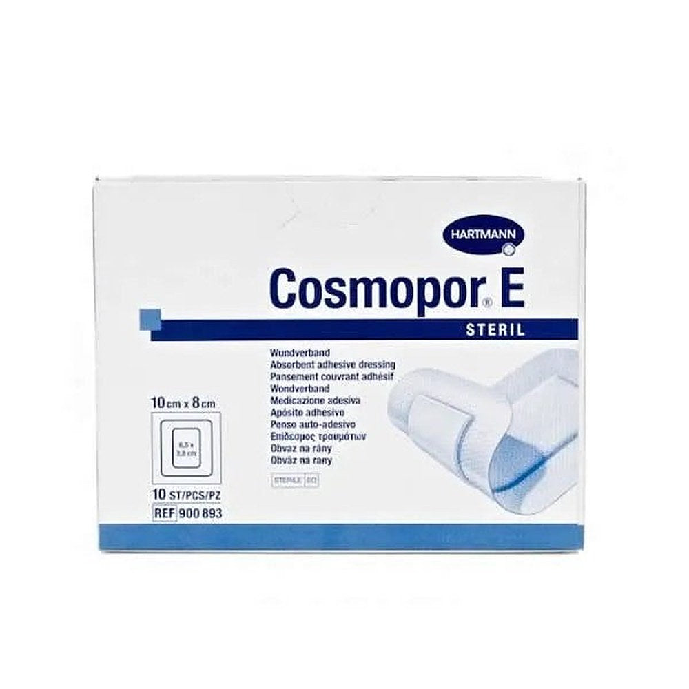 Hartmann Cosmopor E Imukykyinen liimasidos steriileille 10X8cm 10 yksikölle
