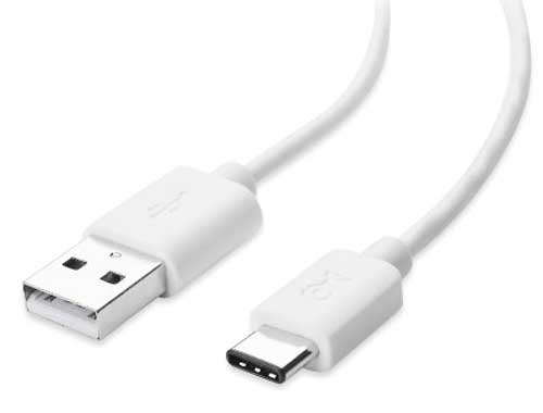 BasicPlus USB-A ja USB-C 1 metrin kaapeli
