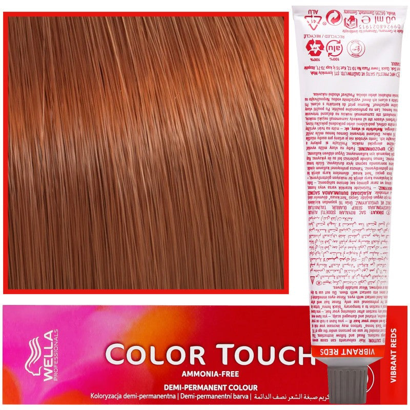 WELLA COLOR TOUCH Hiusväri 60 ml 8/43 Vaalea Blondi Kuparin Kultainen