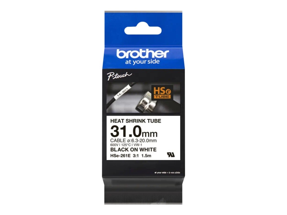 BROTHER B-ON-W HEAT SHRINK TUBE 31MM