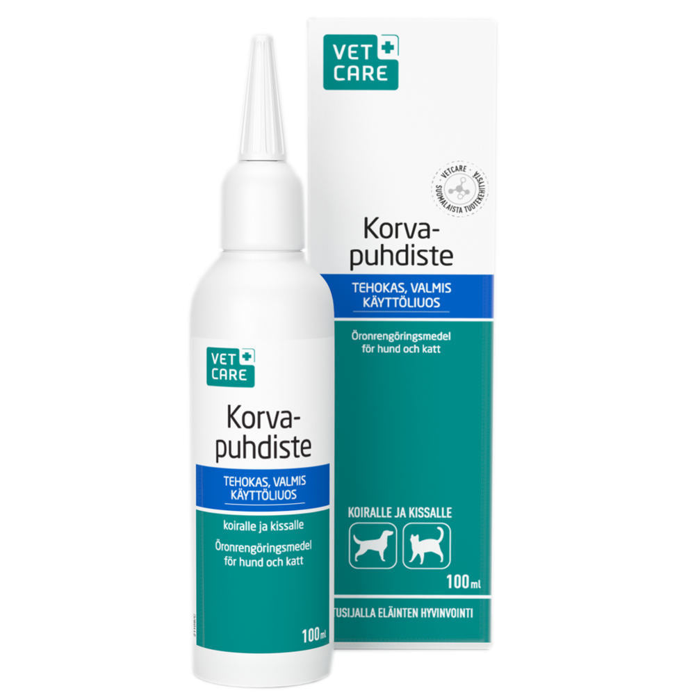 Vetcare korvapuhdiste 100 ml