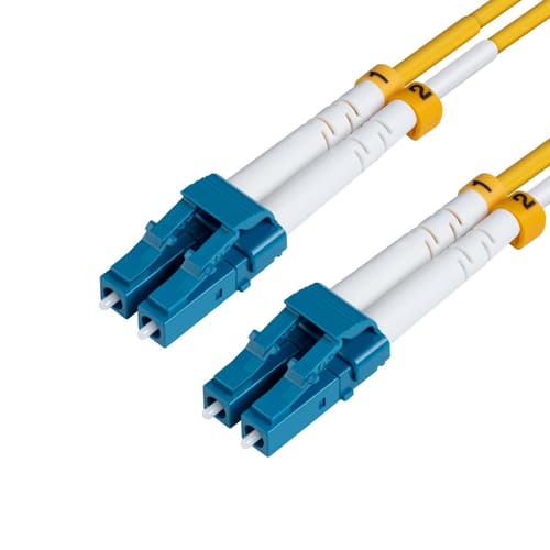 MicroConnect OS2 LSZH LC-LC 1.5m -valokuitukaapeli, keltainen