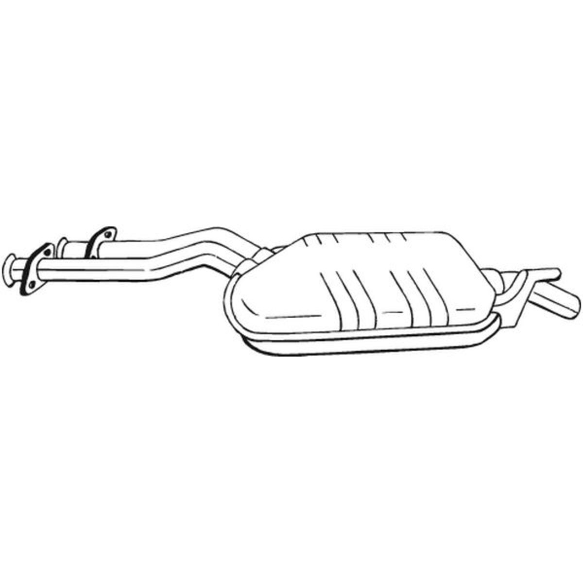 Keskiäänenvaimentaja BOSAL 175-291