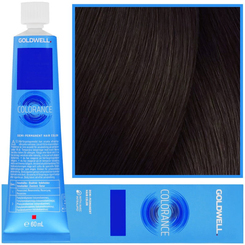 Hiusväri Goldwell Colorance 60ml 4N | Keskiruskea luonnollinen