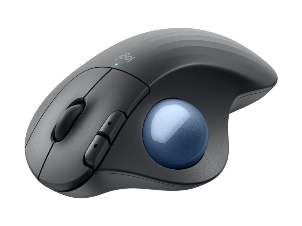 Logitech Ergo Series ERGO M575S - Styrebold - ergonominen - optinen - 5 painiketta - langaton - Bluetooth, 2,4 GHz - Logitech Logi Bolt USB-vastaanotin - grafiitti