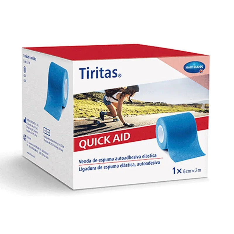 Quick Aid Laastarit 6cm x 2m Sininen