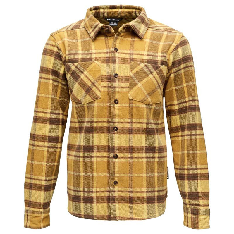 Black Diamond Men's Project Heavy Flannel Amber-Aged Iron - M