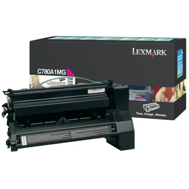 Lexmark Värikasetti magenta 6.000 sivua return C780A1MG Vastaa: N/A