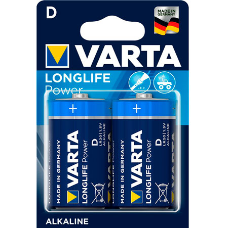 Varta Longlife Power LR20/D paristot - 2 kpl