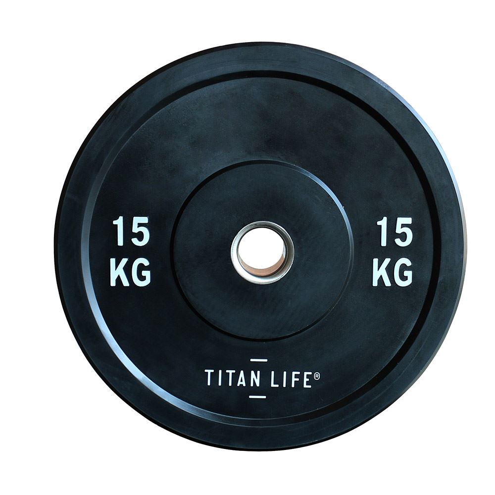 Titan Life PRO Rubber Bumper Plate, Levypainot Bumper