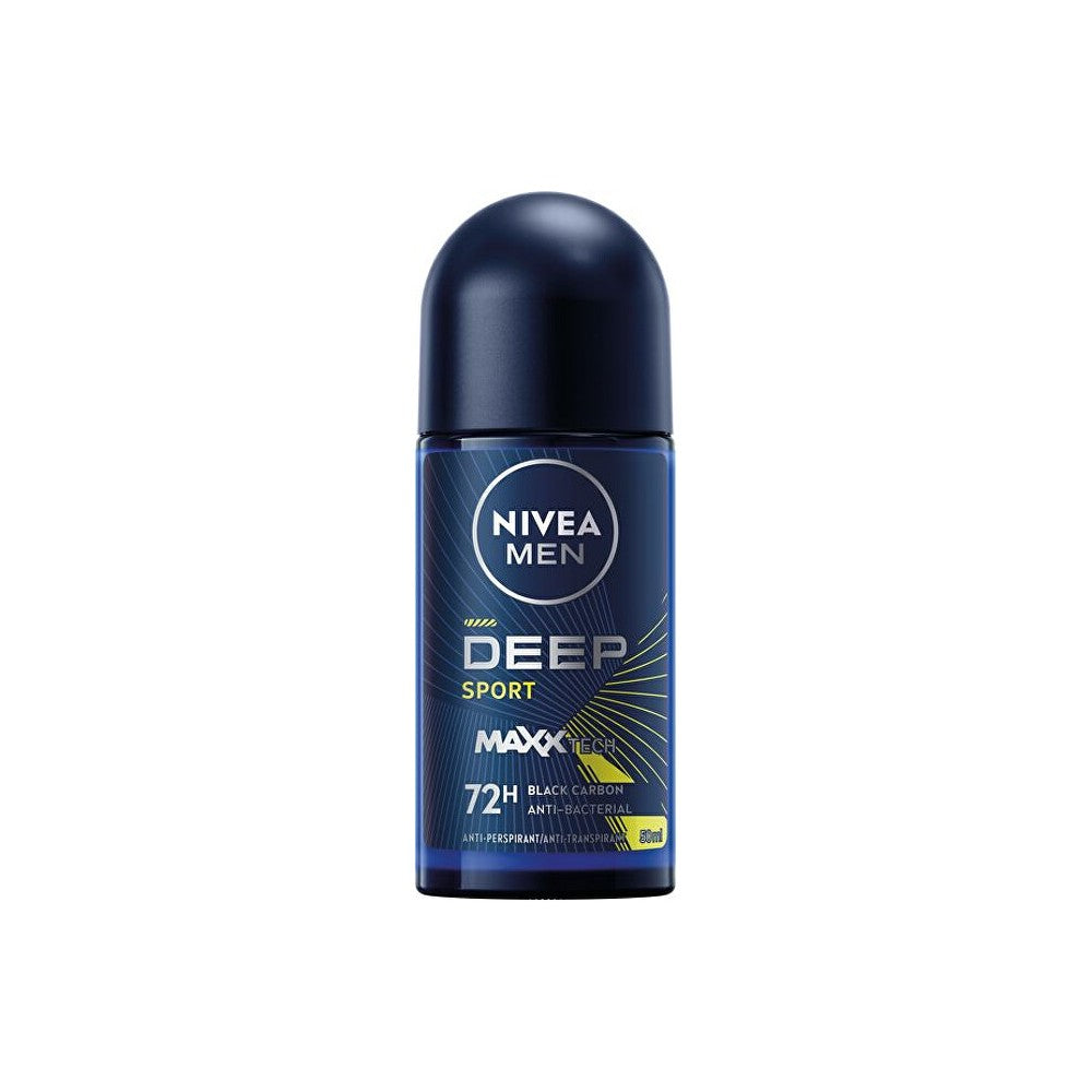 Nivea Deep Sport - Antiperspiranttipallo miehille - 50 ml