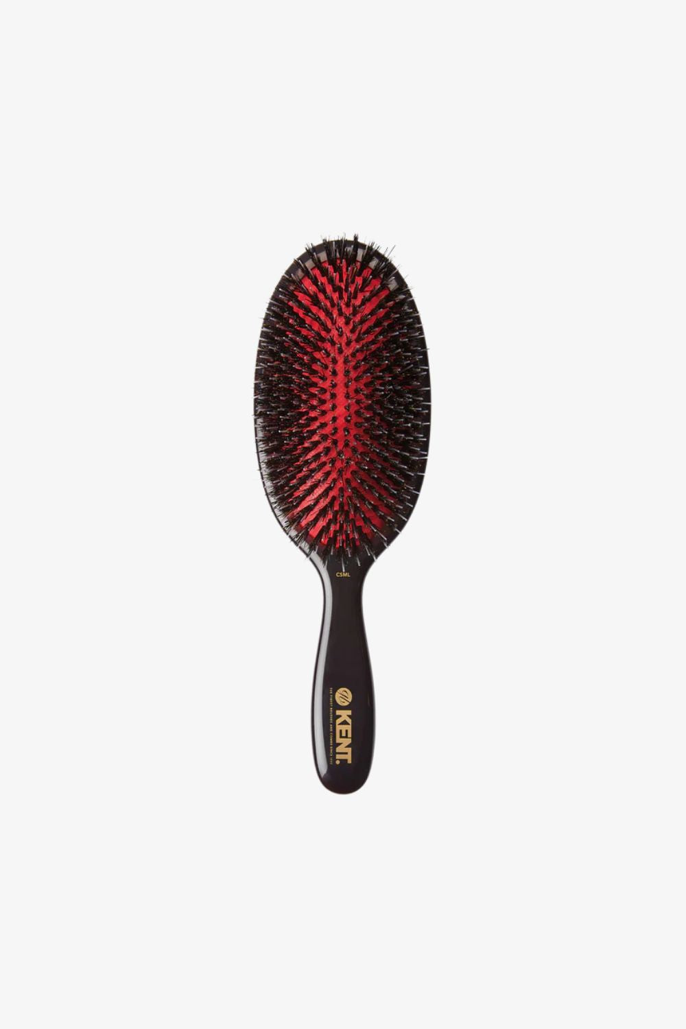 Kent Brushes Classic Shine Large Black Porcupine Mixed Bristle Hairbrush