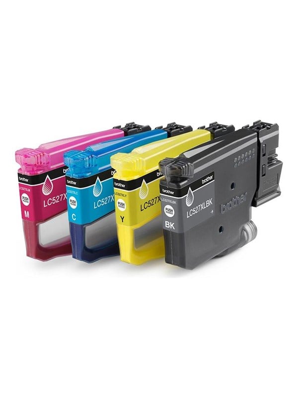 Brother LC527XL Value Pack - 4-pack - High Yield - black yellow cyan magenta - original - ink cartridge