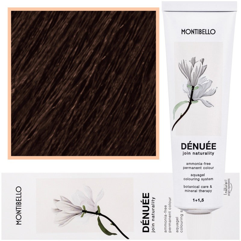 Hiusväri Montibello Denuee 60 ml 5,66 | Intensiivinen vaalea kastanja